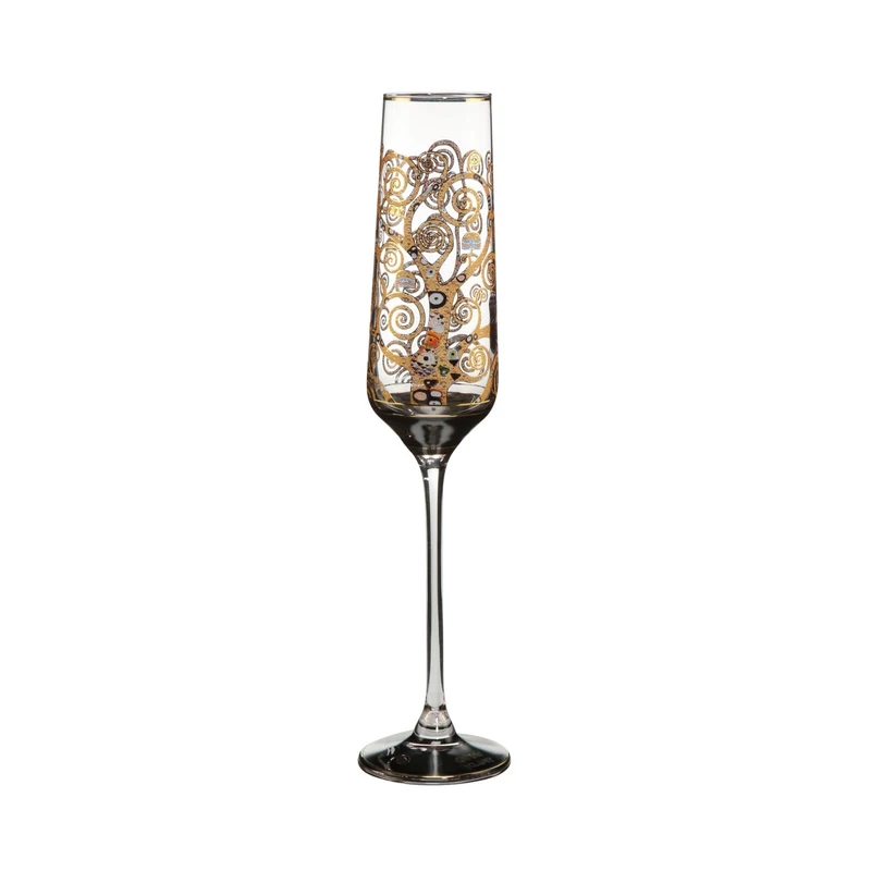 Goebel Artis Orbis Gustav Klimt 'Der Lebensbaum - Sektglas'
