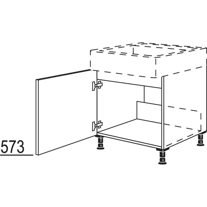 nobilia Spülenschrank SPUST60 60 cm