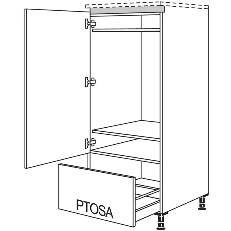 nobilia Geräte-Umbau Kühlautomat LG88A 60 cm