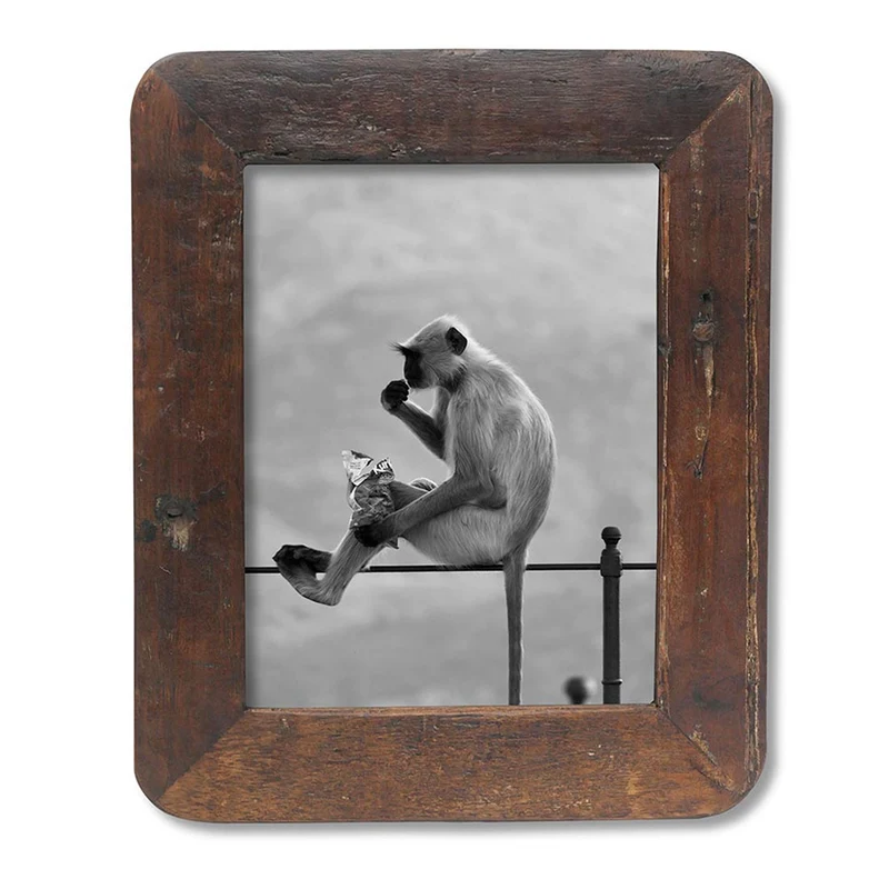 Vintage Bilderrahmen Dehli 20x15cm Fundholz Recycelt Fotorahmen Retro