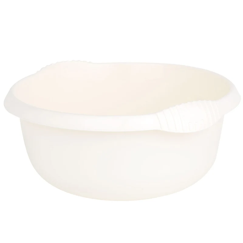 Schüssel rund - 7 Liter - 32 cm - Waschschüssel Spülschüssel Wasserschüssel Lebensmittelecht Kunststoff Spüle Haushaltsschüssel Universal Küchenschüssel Pflege nestbar