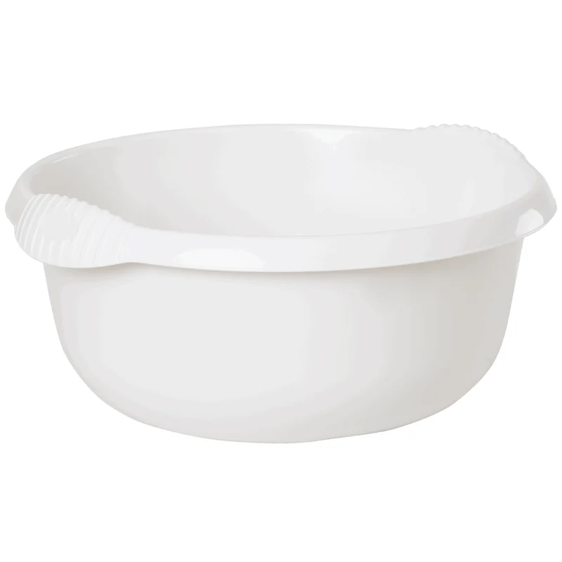 Schüssel rund - 7 Liter - 32 cm - Waschschüssel Spülschüssel Wasserschüssel Lebensmittelecht Kunststoff Spüle Haushaltsschüssel Universal Küchenschüssel Pflege nestbar