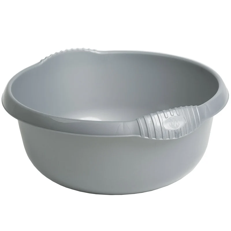 Schüssel rund - 4,5 Liter - 28 cm - Waschschüssel Spülschüssel Wasserschüssel Lebensmittelecht Kunststoff Spüle Haushaltsschüssel Universal Küchenschüssel Pflege nestbar
