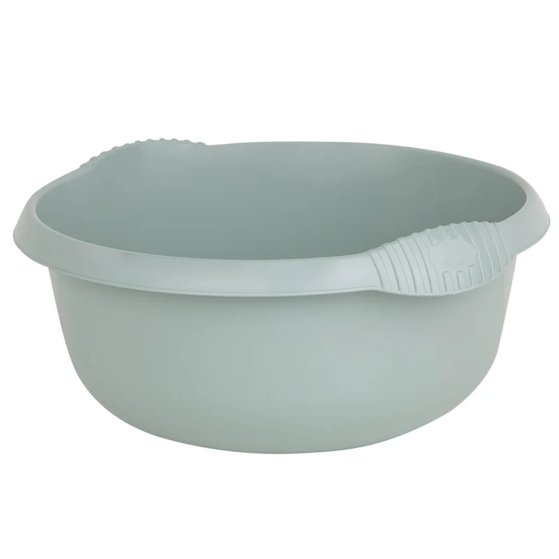 Schüssel rund - 4,5 Liter - 28 cm - Waschschüssel Spülschüssel Wasserschüssel Lebensmittelecht Kunststoff Spüle Haushaltsschüssel Universal Küchenschüssel Pflege nestbar