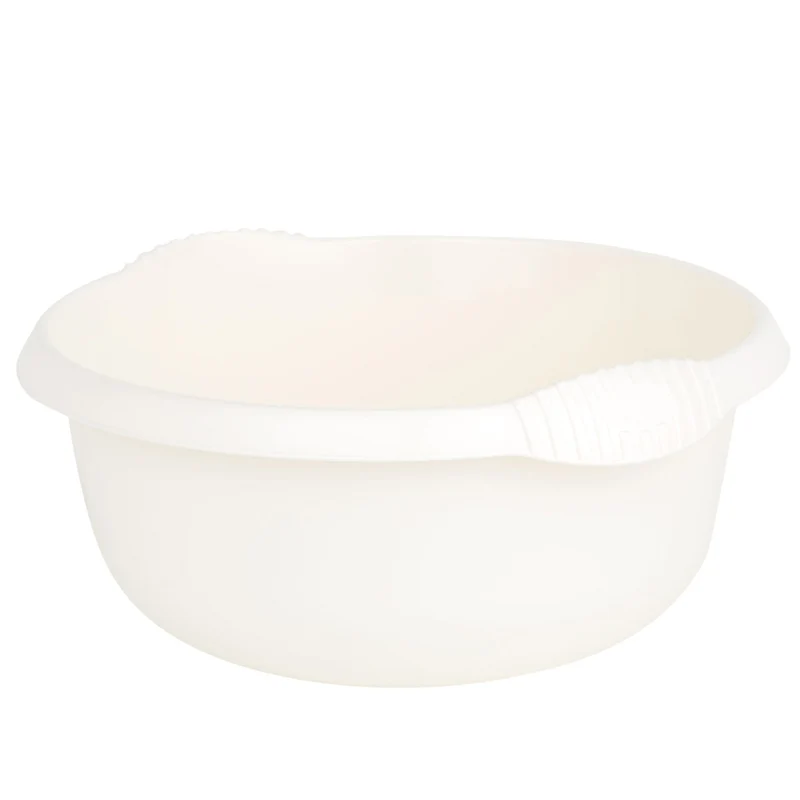 Schüssel rund - 4,5 Liter - 28 cm - Waschschüssel Spülschüssel Wasserschüssel Lebensmittelecht Kunststoff Spüle Haushaltsschüssel Universal Küchenschüssel Pflege nestbar