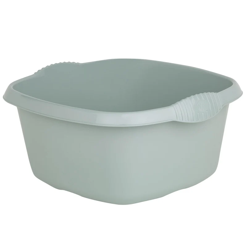 Schüssel quadratisch - 9 Liter - 32x32 cm - Waschschüssel Spülschüssel Wasserschüssel Lebensmittelecht Kunststoff Spüle Haushaltsschüssel Universal Küchenschüssel Pflege nestbar