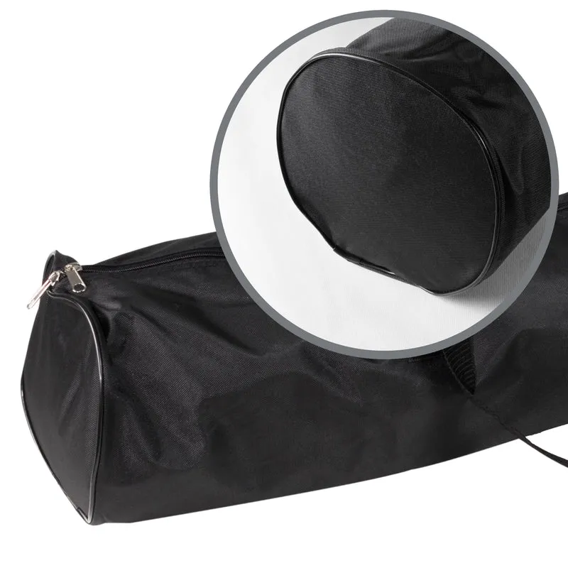 Aufbewahrungstasche für Zeltstangen - 90 x D-20 cm - Transport Tasche - Tragetasche schwarz - 300D Polyester - Wasserabweisend