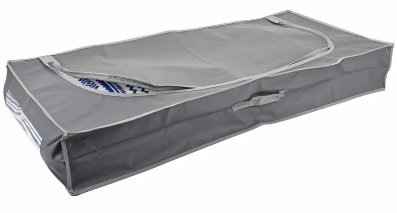 XL Vlies Unterbettkommode Grau 105x45x16 Unterbettbox Aufbewahrungsbox
