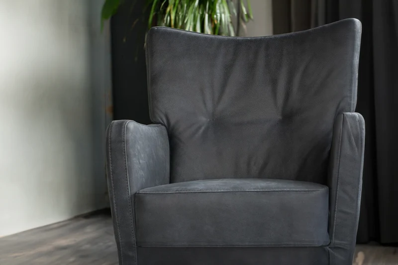 KAWOLA Sessel ALINE Drehsessel Sessel Leder schwarz 68x87x72cm (B/H/T)