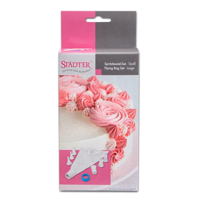 Städter 'Garniertüllen & Spritzbeutel groß Set, 9-teilig'