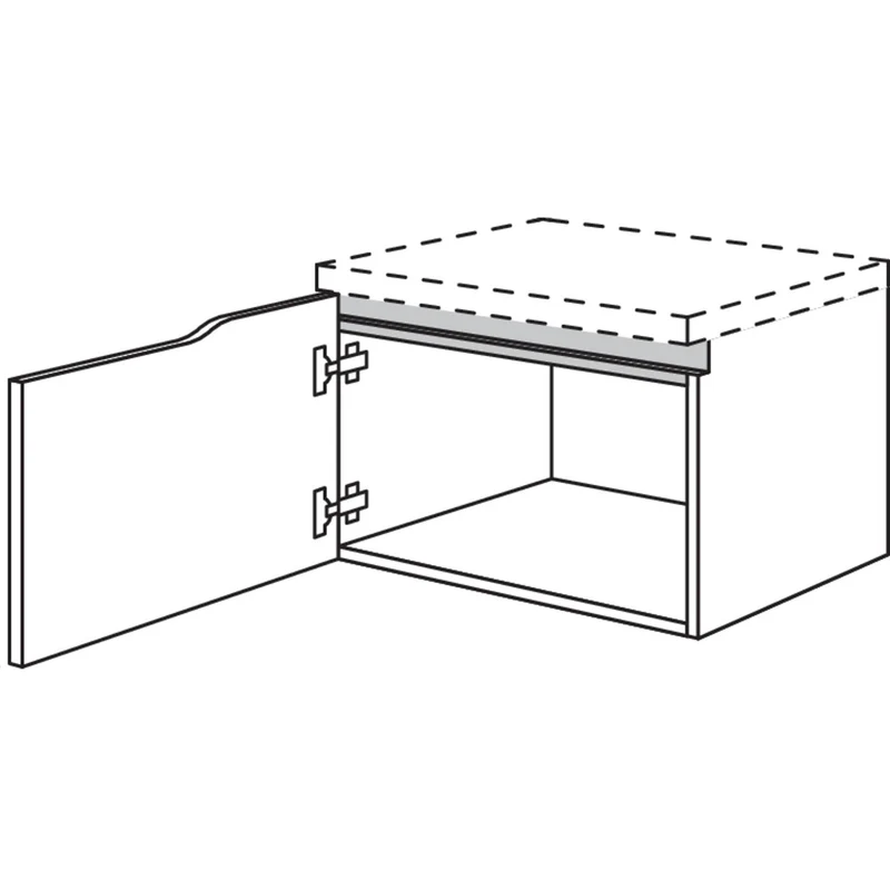 nobilia Abschluss-Unterschrank Curve NBUAC60-43 60 cm