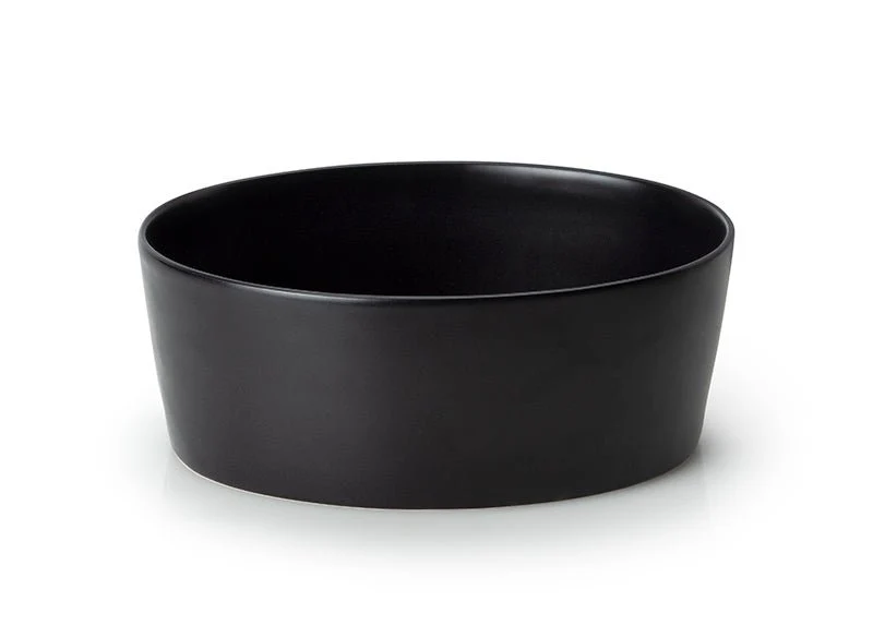 Continenta Aufbewahrung 'Brottopf oval mit Holzdeckel - Keramik' - 30 / 23 / 13,5 cm