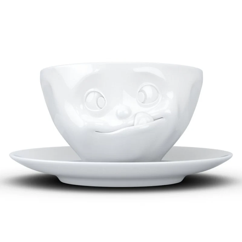Kaffee-Tasse "lecker"