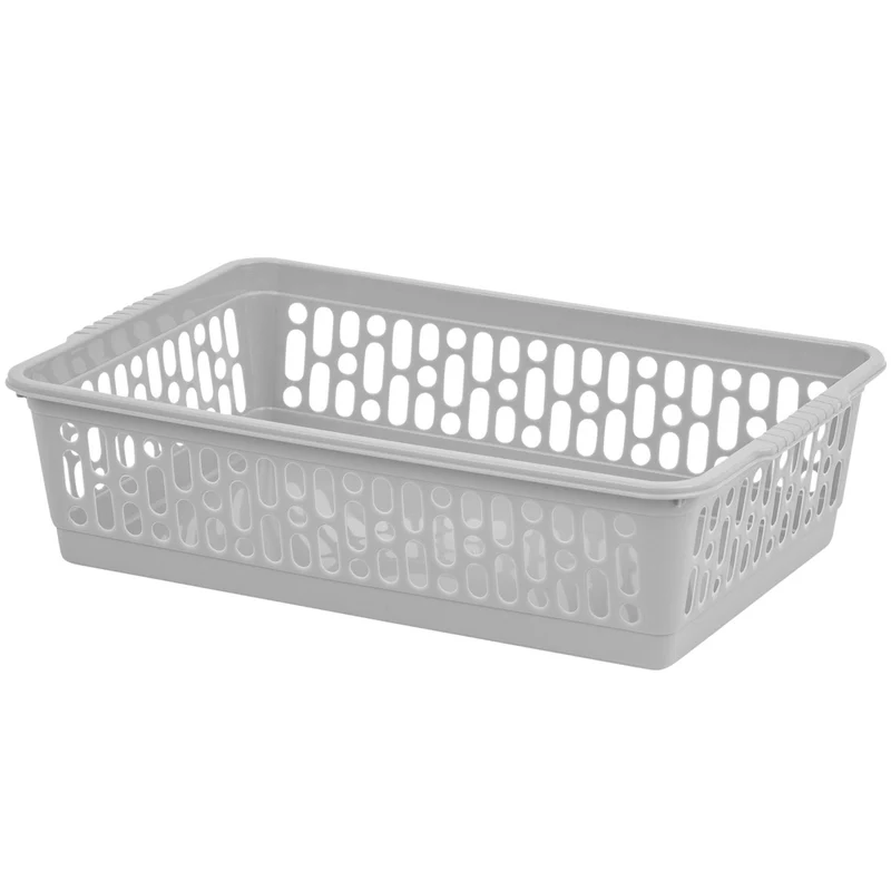 Körbchen Aufbewahrungskorb klein - 25x15x6 cm - Größe S - Kunststoffkorb - Organizer Ordnung - Aufbewahrung Bad Korb Kinderzimmer Haushalt