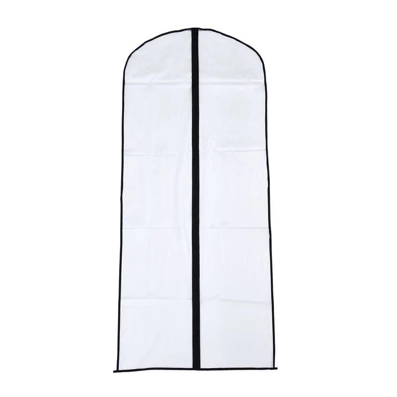 5er Set staubdichter Kleidersack mit Reißverschluss, 5 Stück:60x120cm, schwarz