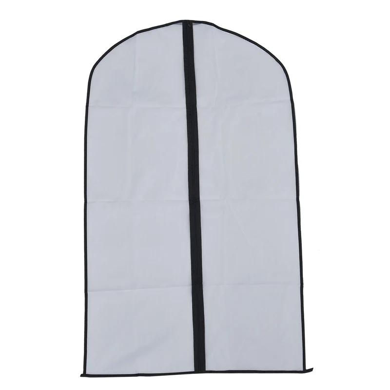 5er Set staubdichter Kleidersack mit Reißverschluss, 5 Stück:60x120cm, schwarz