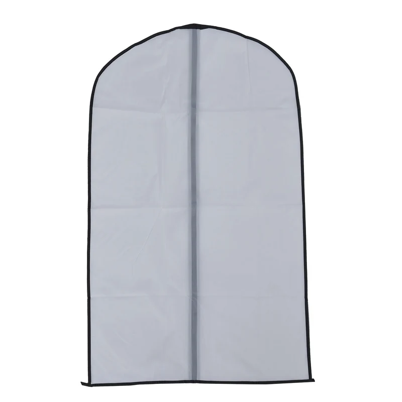 5er Set staubdichter Kleidersack mit Reißverschluss, 5 Stück:60x120cm, schwarz