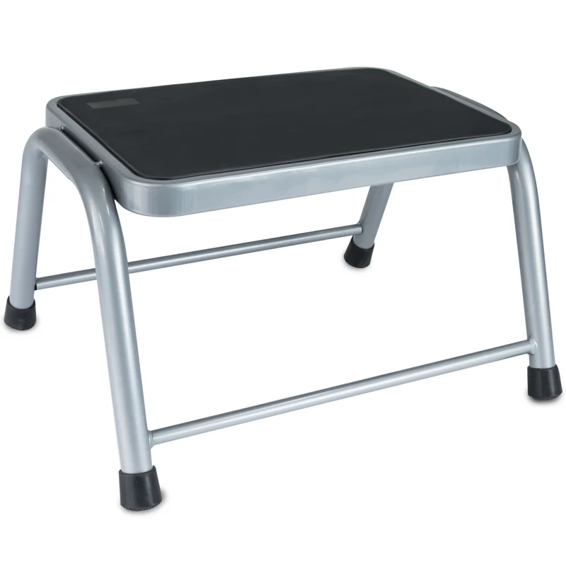 Caravan Trittstufe 45x37x26 cm aus Stahl bis zu 150kg belastbar mit Anti-Rutsch-Trittfläche Einstiegshilfe Einzeltritt Wohnwagen Wohnmobil Fußbank Trittleiter