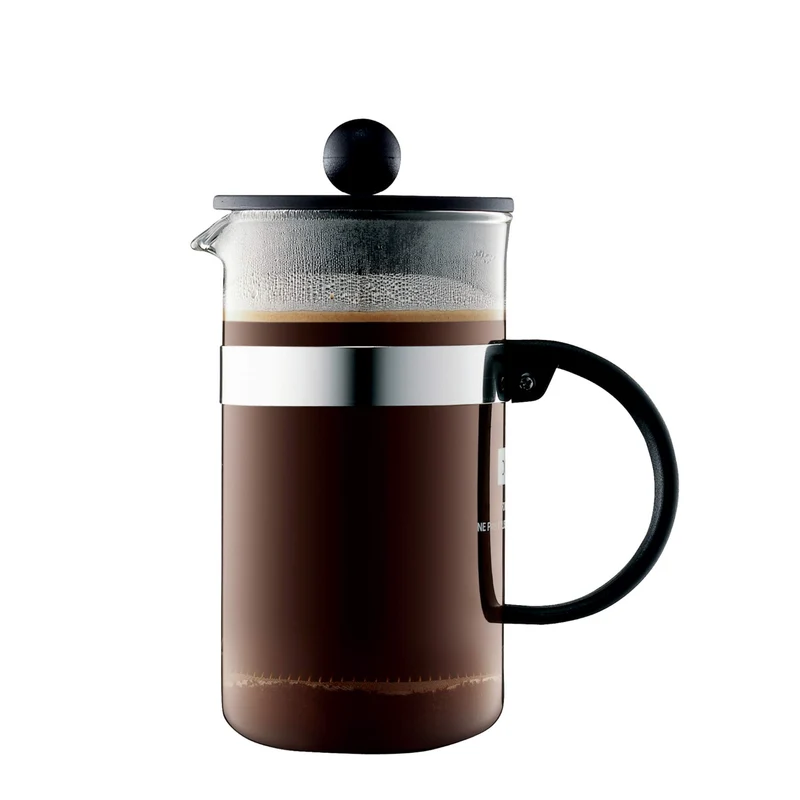 Bodum 1573-01 bistroNOUVEAU Kaffeebereiter (French Press System, Spülmaschinengeeignet), 0,35 liters schwarz