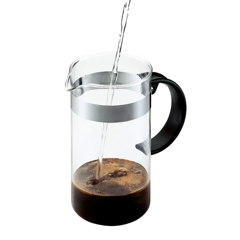Bodum 1573-01 bistroNOUVEAU Kaffeebereiter (French Press System, Spülmaschinengeeignet), 0,35 liters schwarz