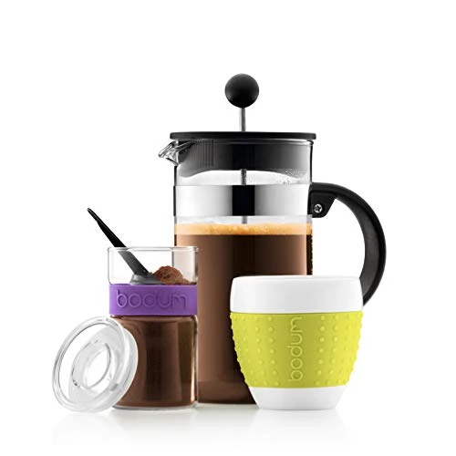 Bodum 1573-01 bistroNOUVEAU Kaffeebereiter (French Press System, Spülmaschinengeeignet), 0,35 liters schwarz