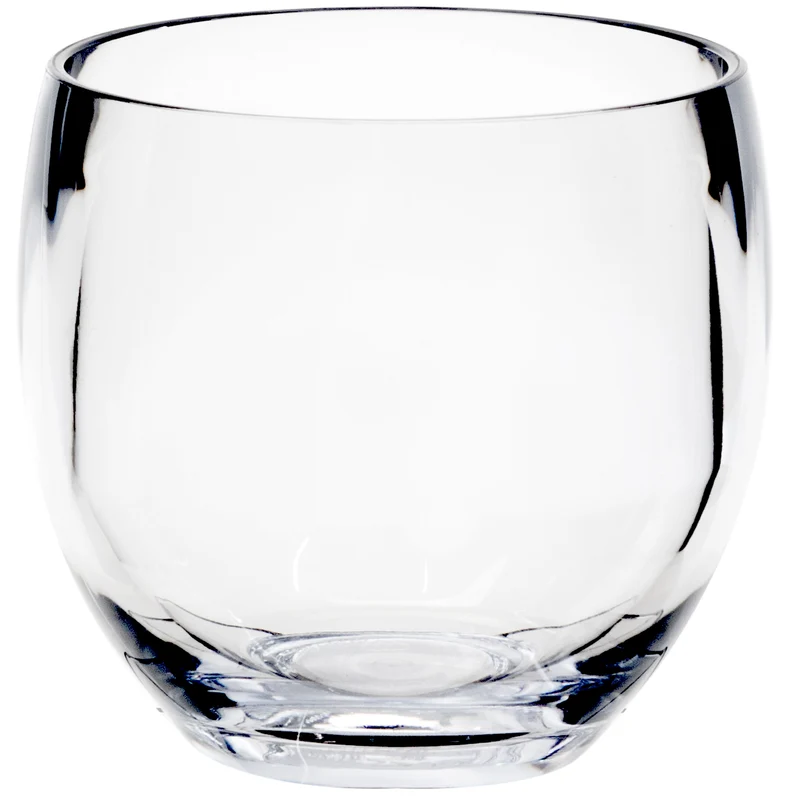 Melamin Geschirr und Acryl Glas Set für 4 Personen - 20 Teile - Campinggeschirr - gelb weiß - mit Trinkglas 400 ml klar und 90 Grad-Tassen aus ABS-Kunststoff Gläsern - Essgeschirr