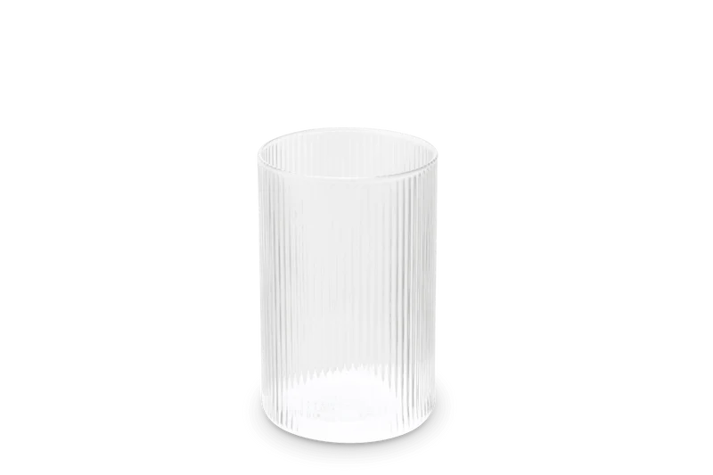 WEIS - Vorratsdose aus Borosilikatglas gerillt 800ml