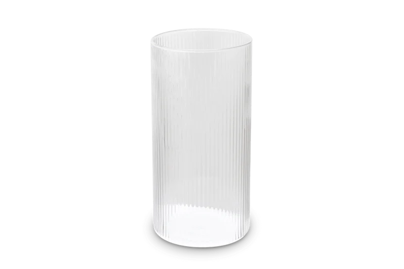 WEIS - Vorratsdose aus Borosilikatglas gerillt 1200ml