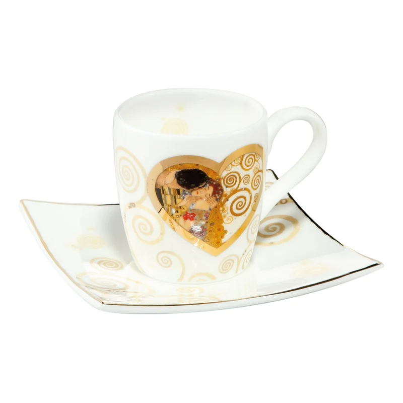 Goebel Artis Orbis Gustav Klimt 'Heart Kiss - Espressotasse'