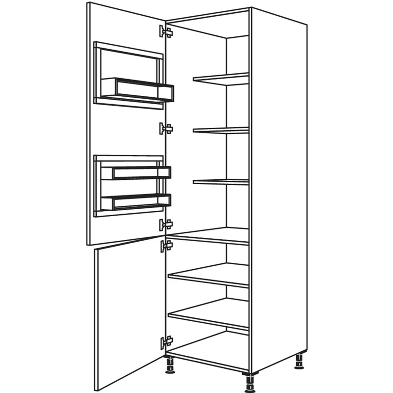 nobilia XL-Breakfastschrank BKFST60-3X 60 cm