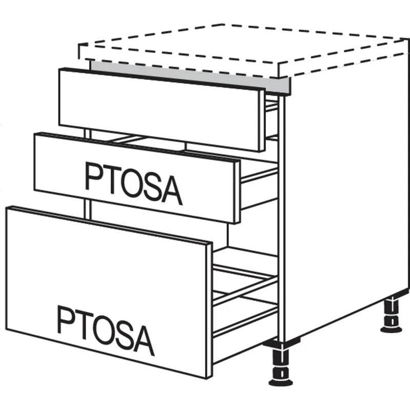nobilia Auszugschrank LU2SA60 60 cm