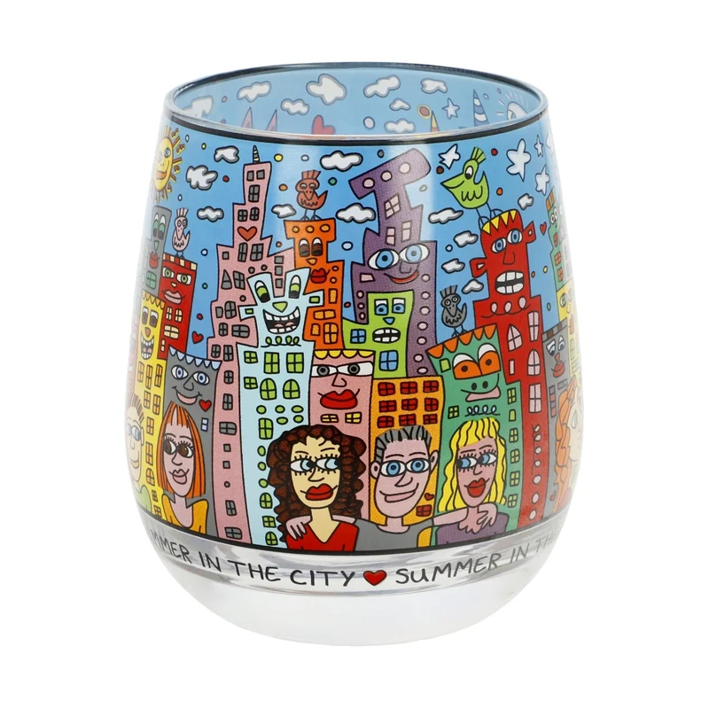 James Rizzi - Summer in the City, Goebel, Windlicht, 2024