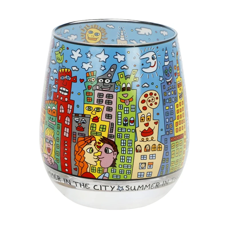 James Rizzi - Summer in the City, Goebel, Windlicht, 2024