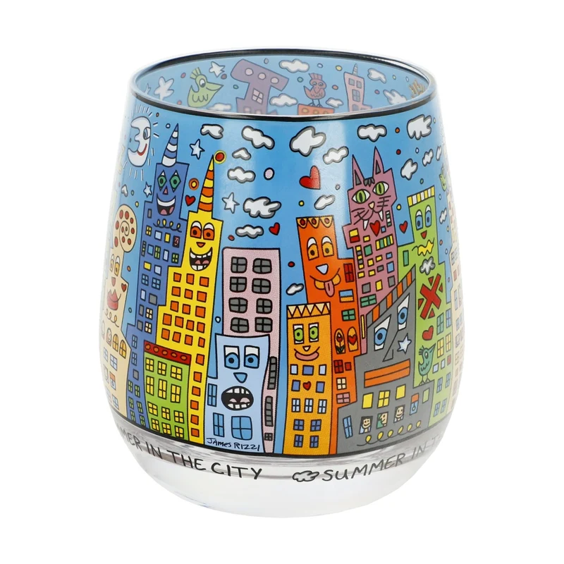 James Rizzi - Summer in the City, Goebel, Windlicht, 2024