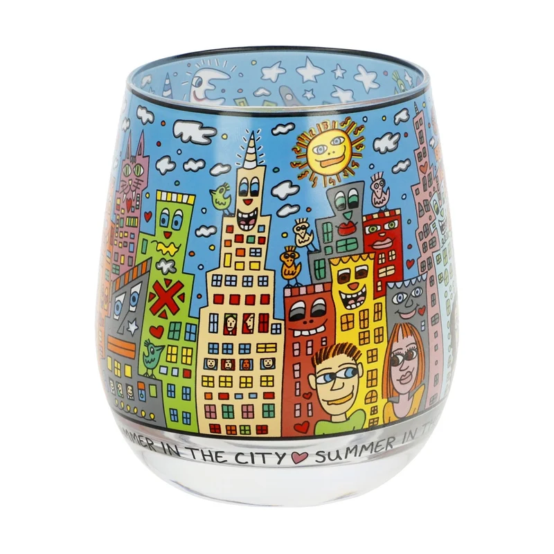 James Rizzi - Summer in the City, Goebel, Windlicht, 2024