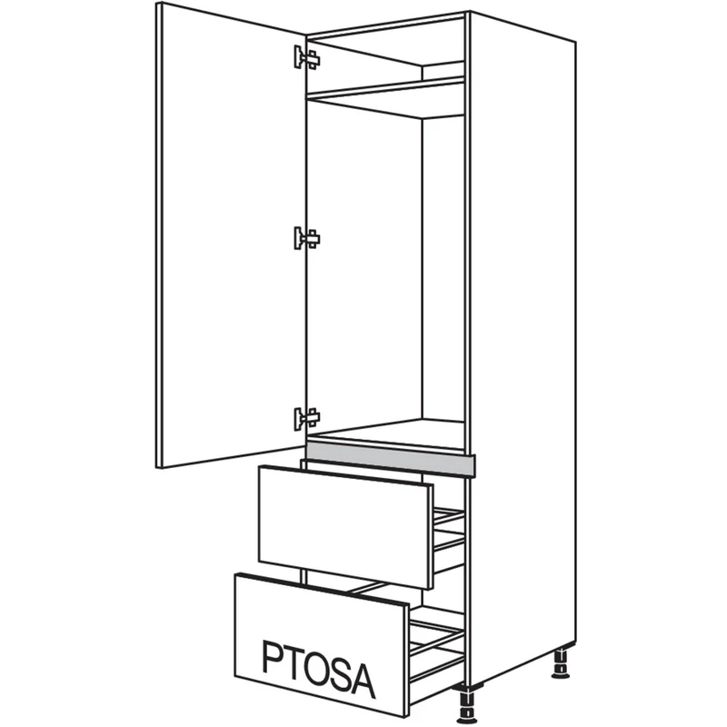 nobilia Geräte-Umbau Kühlautomat LG1232A-3 60 cm