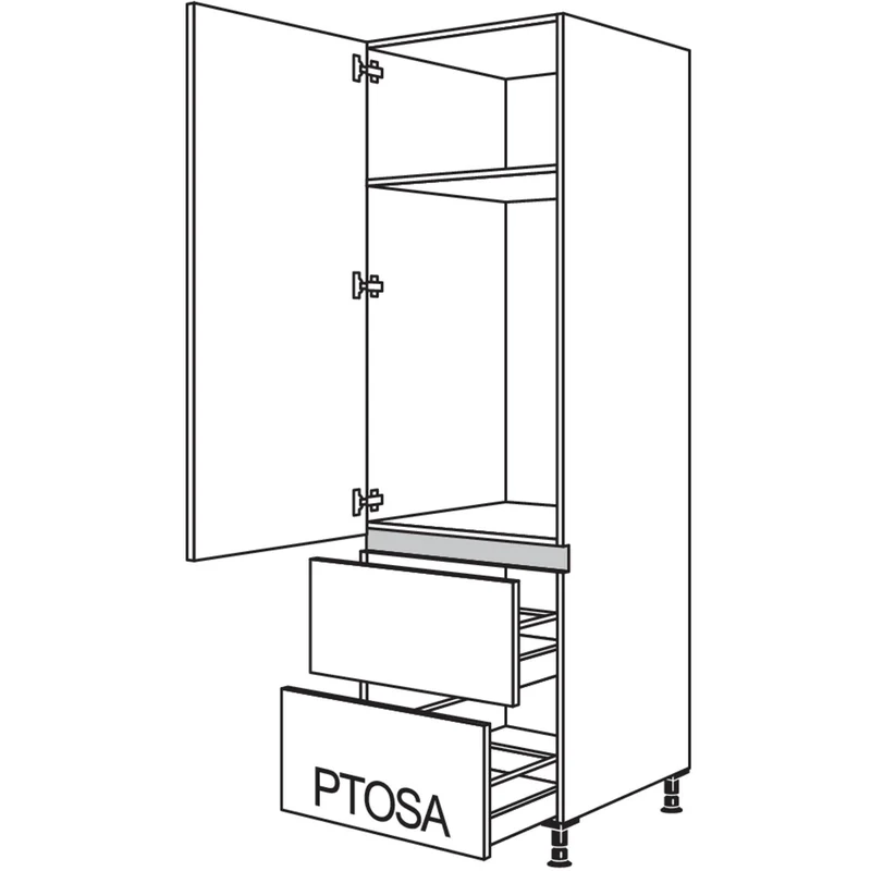 nobilia Geräte-Umbau Kühlautomat LG1032A-3 60 cm