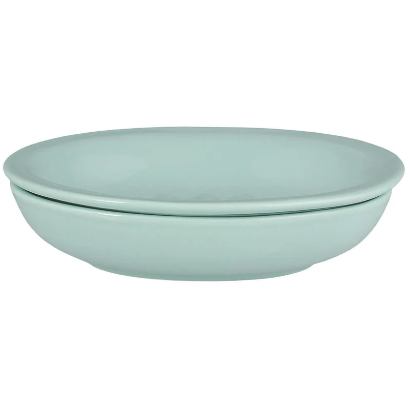 IB Laursen Keramik Seifenschale 2-tlg. Blau 15cm Altum Seifenablage mit Ablauf