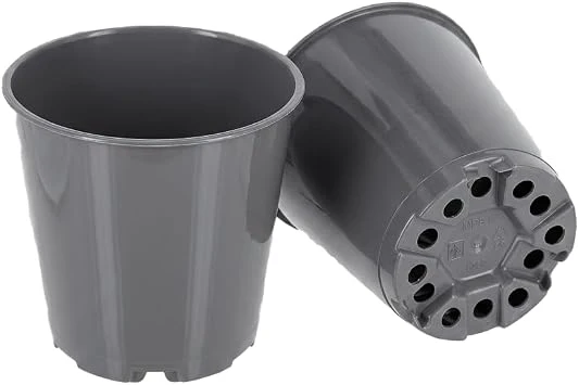 GREEN24 20 Runde Hohe Mini Pflanztöpfe Ø 6 cm Anzuchttöpfe Pflanztöpfe Blumentöpfe Saattöpfe runde glänzende Töpfe (20 Stück)