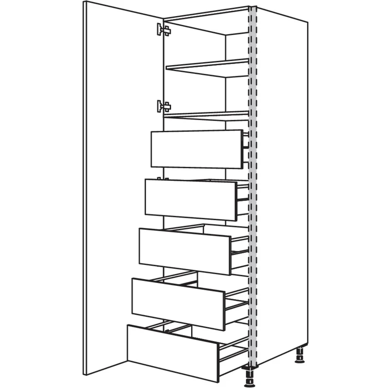 nobilia Hochschrank NHSIF50-3 50 cm