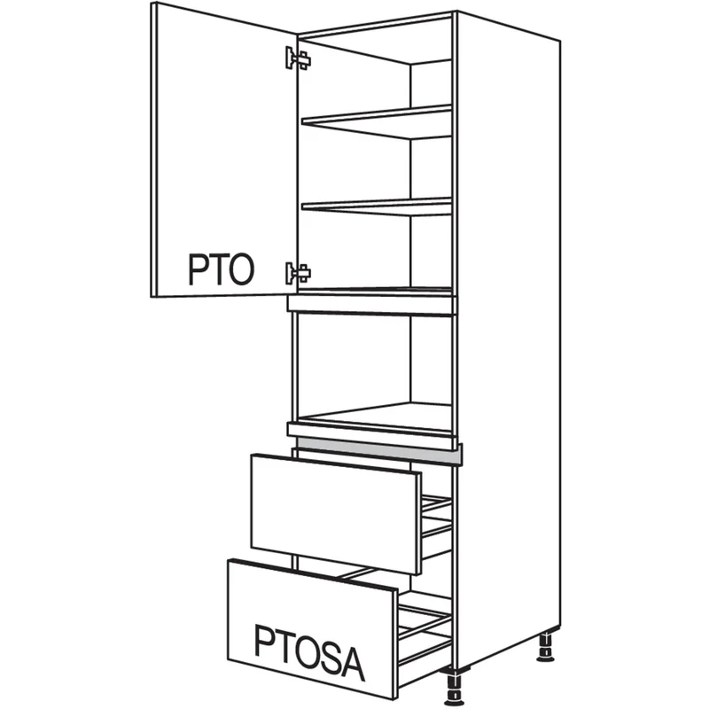 nobilia Geräte-Umbau Mikrowelle LGM2A-3 60 cm