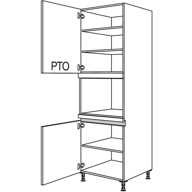 nobilia Geräte-Umbau für Dampfgarer / Kompaktgerät LGDK-3 60 cm