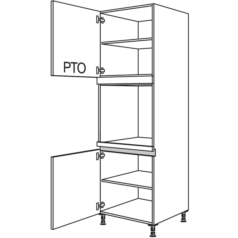nobilia Geräte-Umbau Backofen LGO-3 60 cm