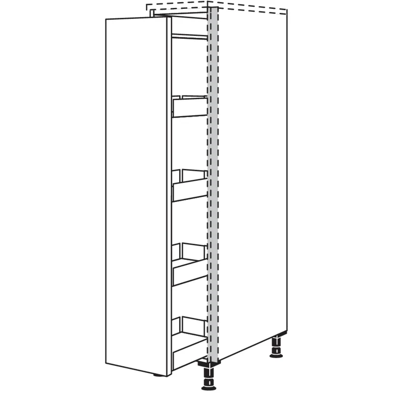 nobilia XL-Highboard Apothekerschrank NHSAF40-X 40 cm