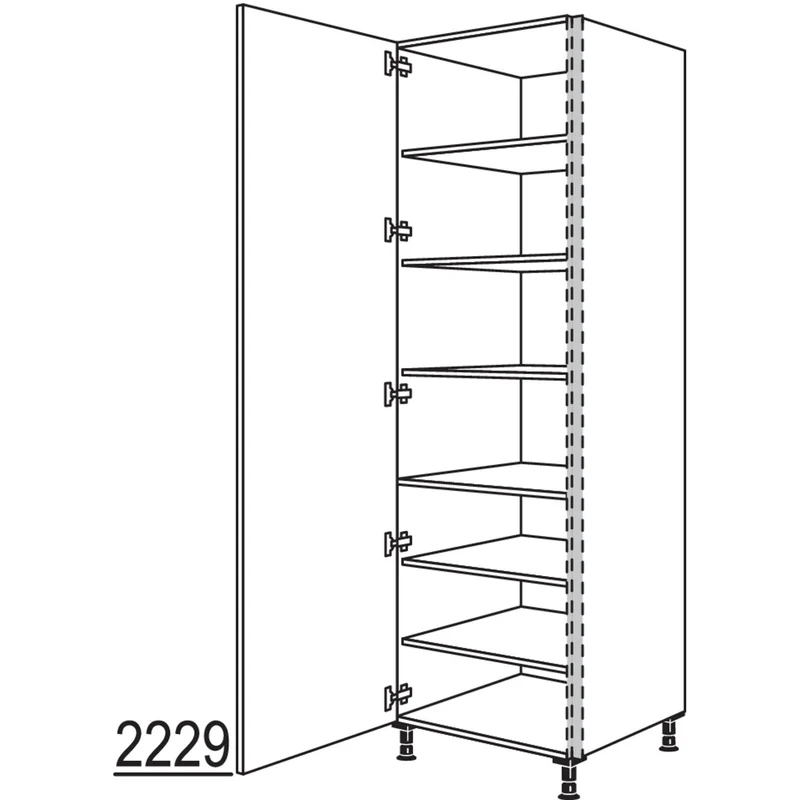 nobilia XL-Geschirr-/ Vorratsschrank NHSF50-3X 50 cm