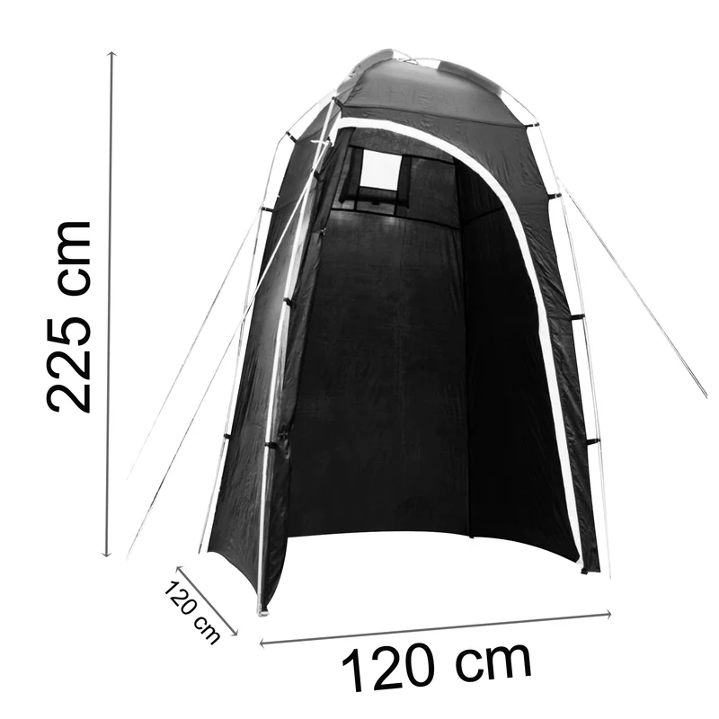 Mobiles Toilettenzelt oder Duschzelt 120x120x225cm - ideal für den Campingurlaub oder den Garten