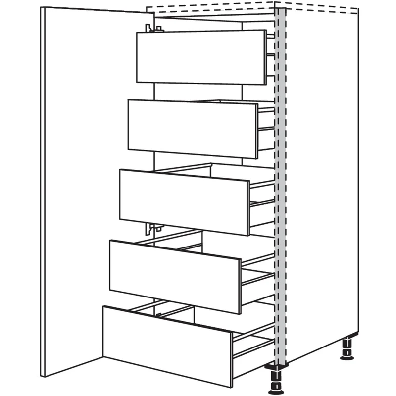 nobilia Highboard NHSIF50 50 cm