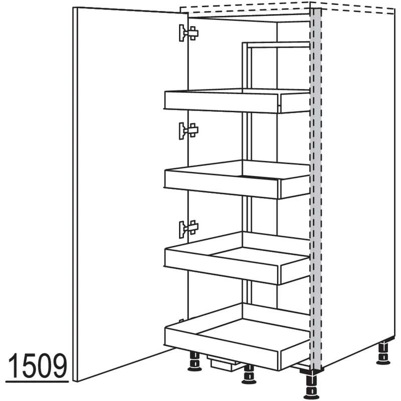 nobilia Highboard Cargo NHSCF50 50 cm