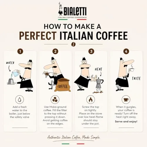 Bialetti Kaffeepresse Preziosa, French Press Filter für Kaffee oder Tee, Gehäuse aus Edelstahl und Behälter aus Borosilikatglas, spülmaschinenfest, 1 Liter, 8 Tassen, Silber