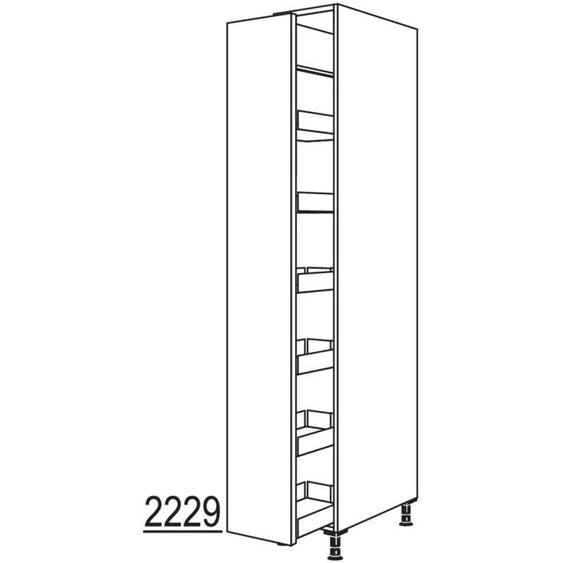 nobilia XL-Apothekerschrank HAF40-3X 40 cm
